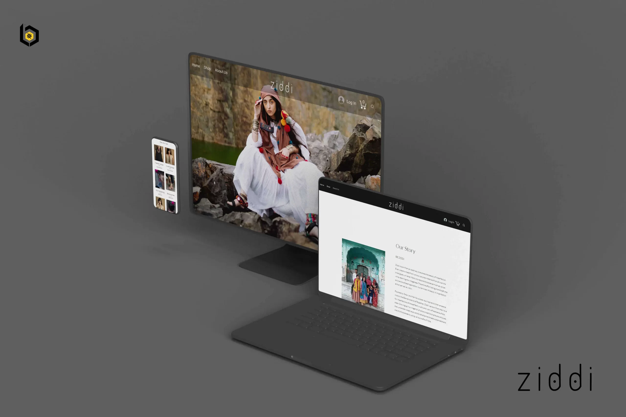 Shop Ziddi – Web Design