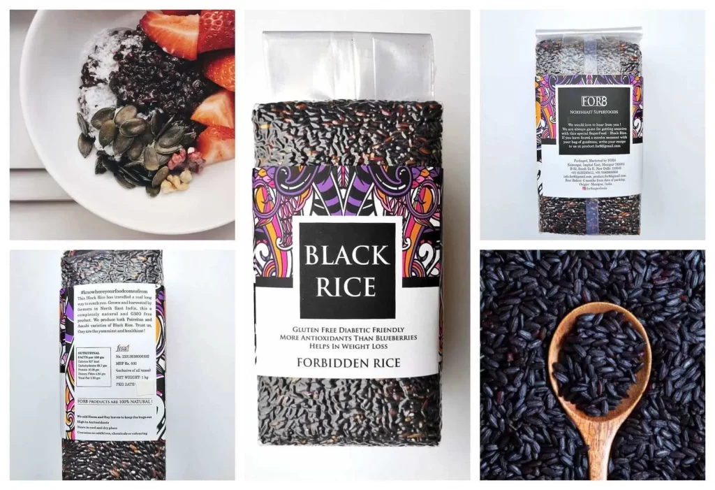 for8 black rice